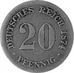 20 Pfennig Deutsc...